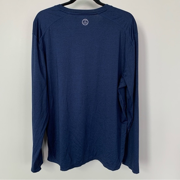 Life is Good Active Fueled by Positive Energy Navy Blue Long Sleeve Shirt Size L - Picture 3 of 6